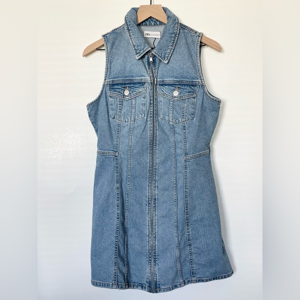 ZARA DENIM TRF DRESS 3607/080 010/349 - Picture 2 of 10